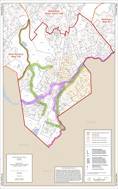 Zoning Maps Boston Planning Development Agency