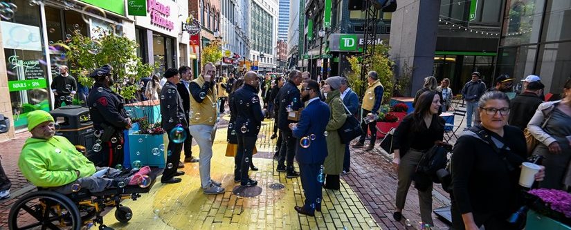 City of Boston launches ‘Color Flows on Winter Street’