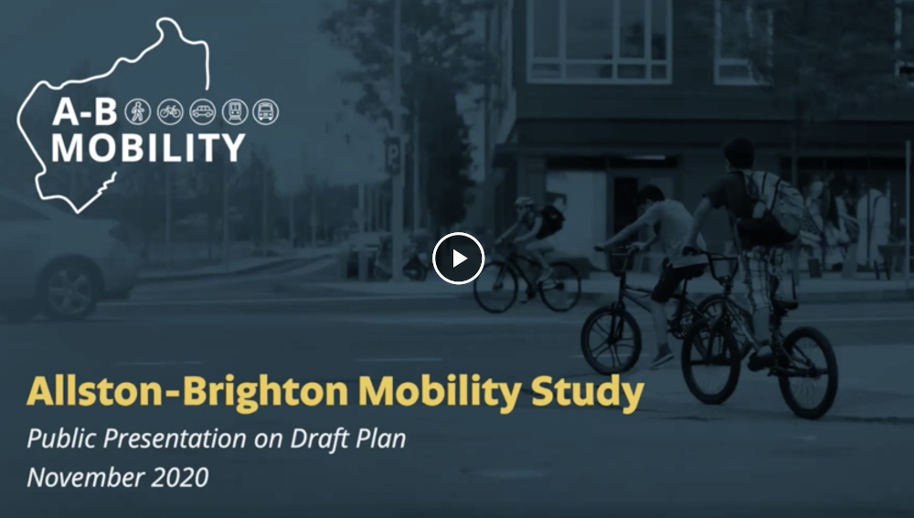 Draft Allston-Brighton Mobility Plan Presentation